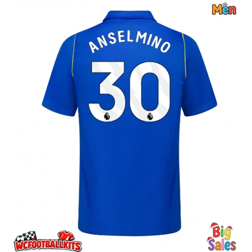 Chelsea Aaron Anselmino #30 Replica Home Stadium Shirt 2026-27 Short Sleeve